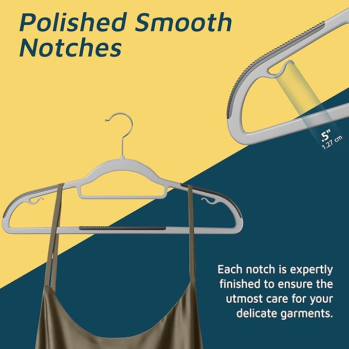 Lifemaster Plastic Clothes Hanger Set - Image 3