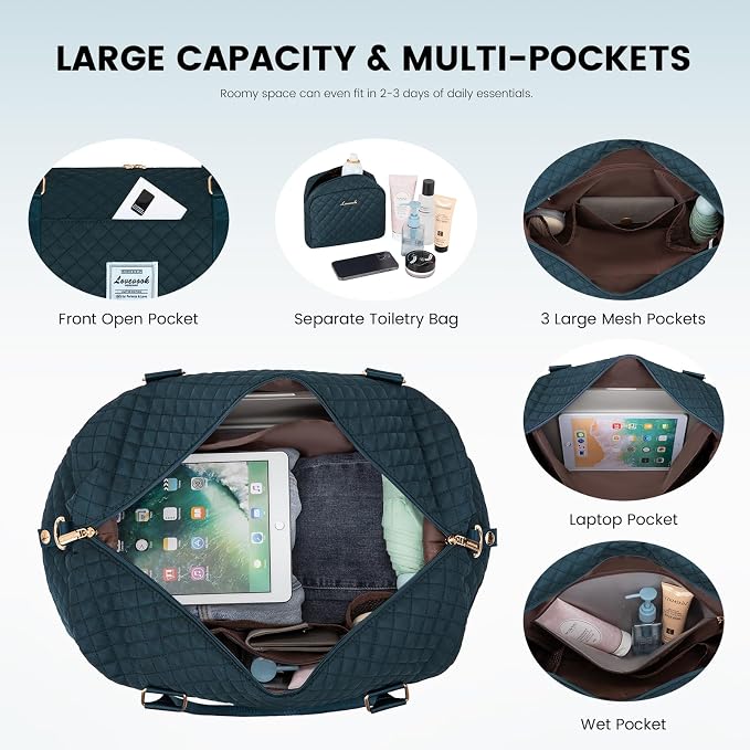 LOVEVOOK Travel Duffle Bag, Weekender Bags - Image 3