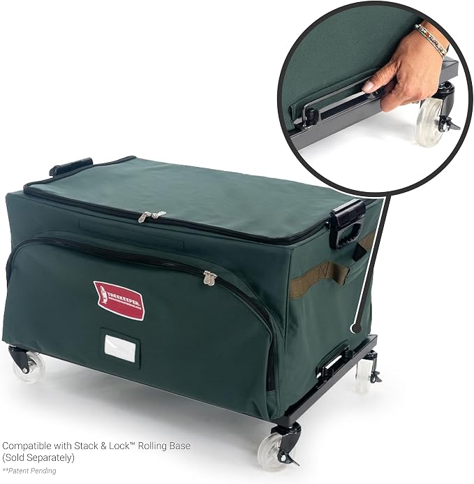 TreeKeeper Stack & Lock™ Adjustable Christmas Ornament Storage Box Holds 48 - Image 7