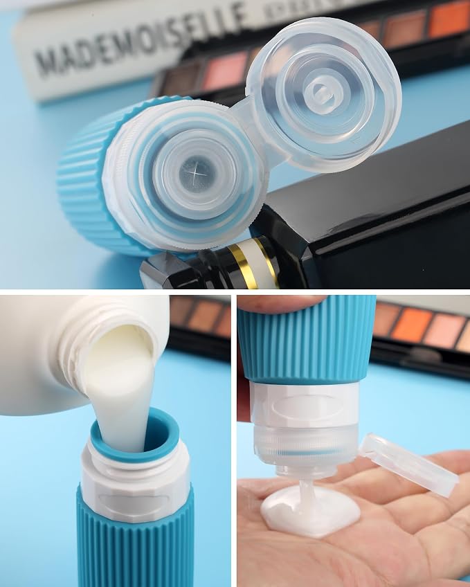 Travel Bottles for Toiletries 8 Pack, Tsa Approved Travel Size Toiletries 3 oz - Image 2
