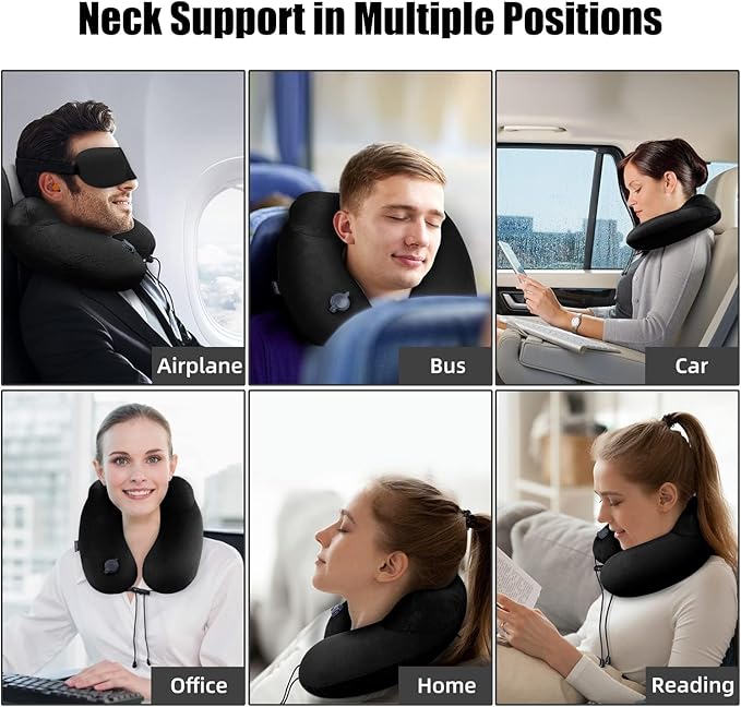 urophylla Inflatable Travel Neck Pillow - Image 6