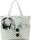LEDAOU Beach Bag Waterproof Sandproof Women Tote Bag Pool Bag by LEDAOU