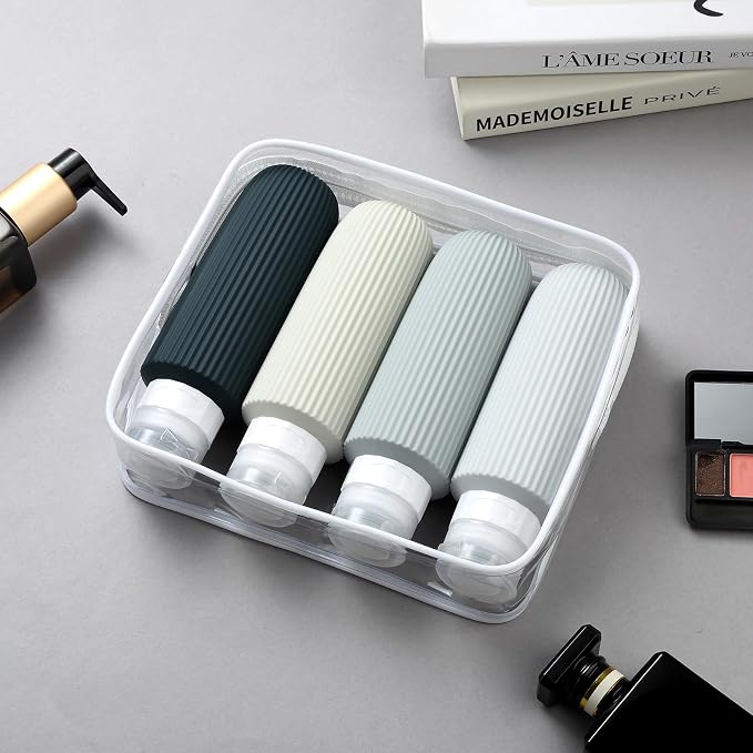 Travel Bottles for Toiletries, Large 6oz Travel Size Containers, BPA Free Leak - Image 7