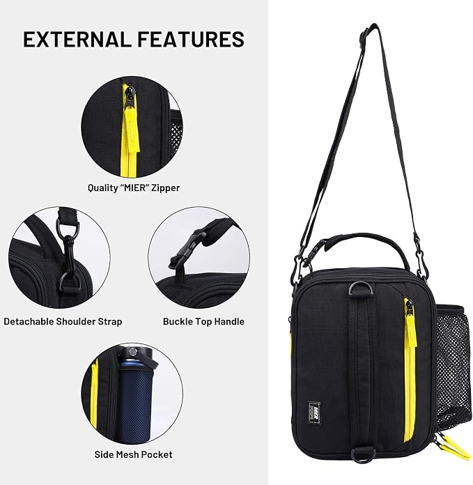 MIER Expandable Lunch Bag Insulated Lunch Box - Image 6