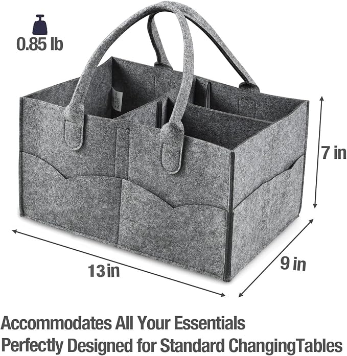 PandaEar Baby Diaper Caddy Organizer, Portable Travel Diaper Organizer - Image 4