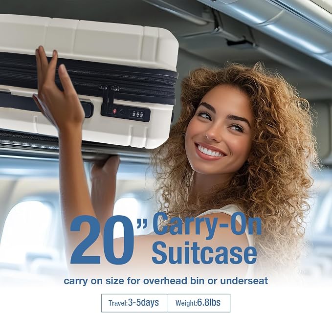 KYME Carry On Luggage 22x14x9 Airline Approved - Image 3