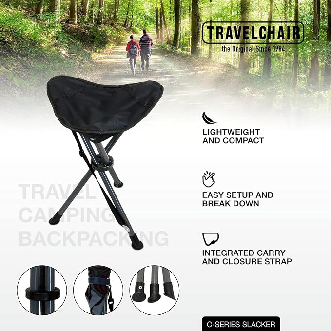 Travel Chair C-Series Slacker Tripod Chair - Image 3