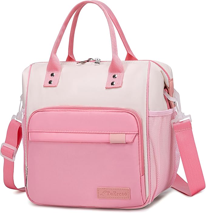 Aesthetic Lunch Box for Women Preppy Insulated Lunch Bag for Young Ladies by TuErcao