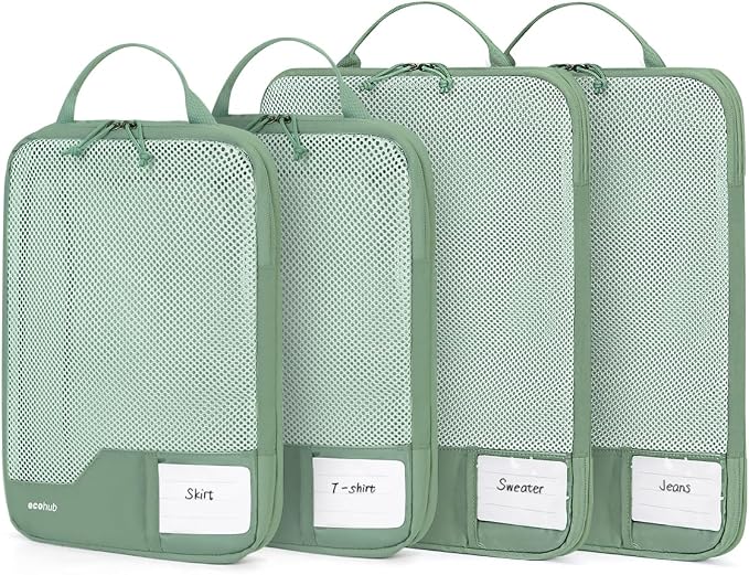ECOHUB 4 Set /6 Set Packing Cubes by ECOHUB