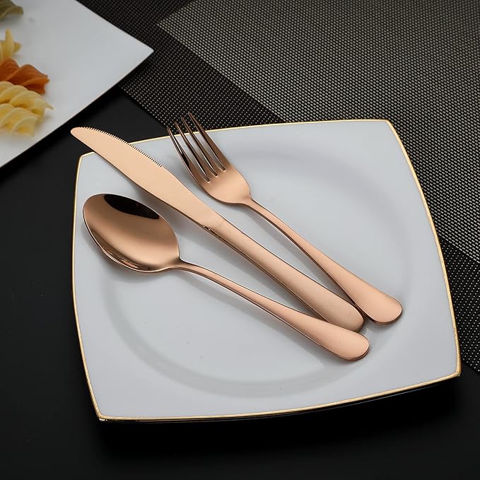 DEVICO Portable Utensils, Travel Camping Cutlery Set, 8-Piece including Knife - Image 3