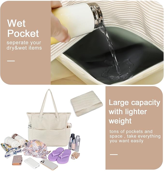 Waterproof Beach Tote Pool Bags - Image 5