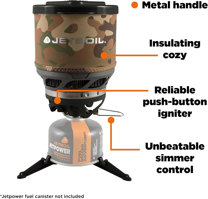 Jetboil MiniMo Camping and Backpacking Stove Cooking System - Image 5