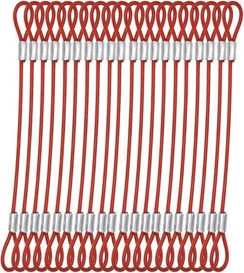 15 pcs 7.9 inch 3mm Thickness Stainless Steel Wire Cable by Bytiyar