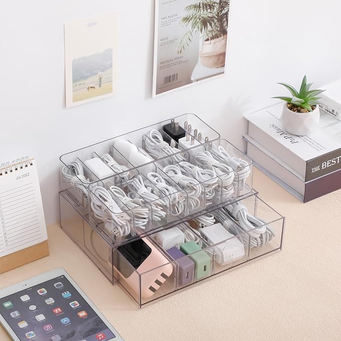 Yesesion 4 Pack Cord Organizer Box - Image 7