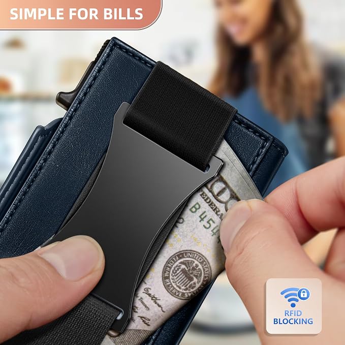 BULLIANT Men Wallet Gift Boxed, Slim Front Pocket Wallet Money Clip Card Holder - Image 6