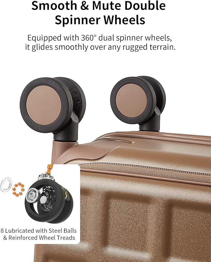 aji Expandable Top Opening Luggage Sets 2 Piece - Image 8