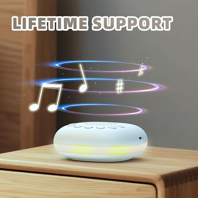 Portable White Noise Machine for Baby Adults, Rechargeable Brown/Pink Noise - Image 9