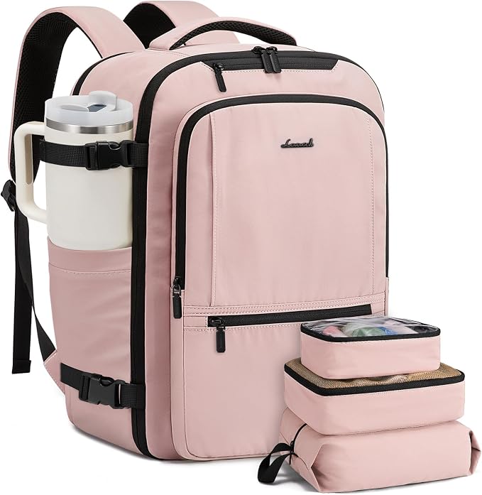 LOVEVOOK Travel Backpack for Women & Men, 40L Large Carry On Backpack Airline by LOVEVOOK