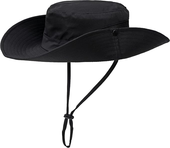 Womens Summer Sun Hat Beach Hat Wide Brim Outdoor UV Protection Hat Foldable - Image 5