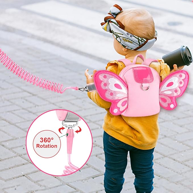 Accmor Toddler Harness Backpack Leash, Cute Butterfly Kid Backpacks - Image 7