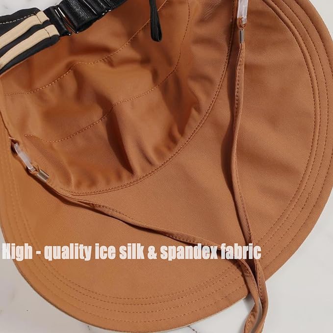 Sun Hats for Womens Wide Brim UV Protection Fishing Hats Packable Reversible - Image 4