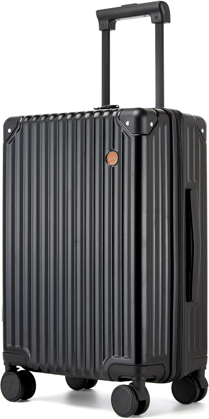 20 Inch Carry on Luggage, Airline Approved 22x14x9 Hard Shell Carry on Suitcase by TRAVELLUGGAGE