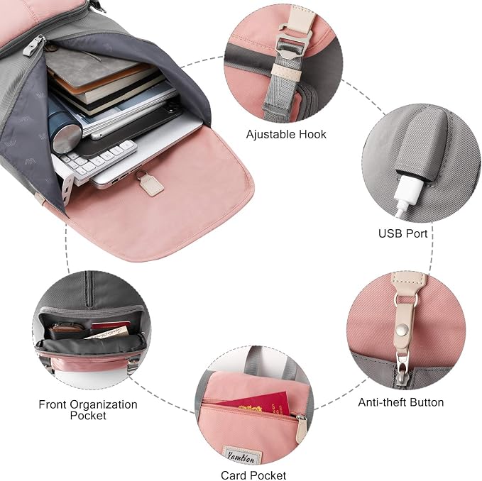 17 Inch Women Backpack School Bags - Image 2