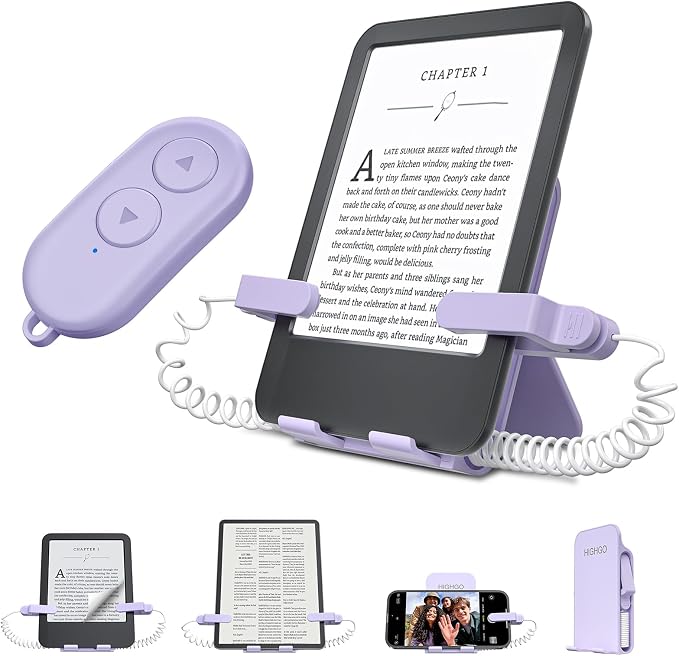 Remote Control Page Turner and Stand by HIGHGO