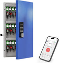 WeHere 48 Key Lock Box Wall Mount, APP Bluetooth/OTP/Wi-Fi Remote/Fixed by WeHereSmartBoxLock