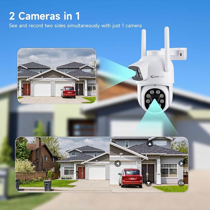 YEEWISE 2K Wi-Fi 6 Wireless Security Camera System - Image 2