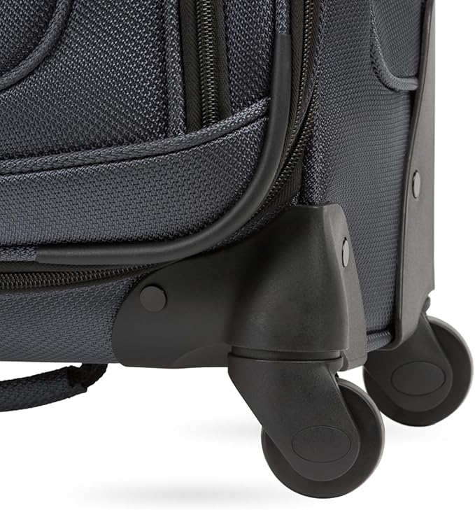 SwissGear Sion Softside Expandable Luggage, Dark Grey, Carry-On 21-Inch - Image 10