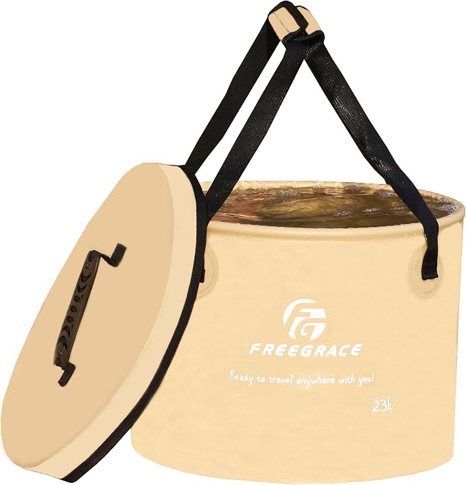 Premium Collapsible Bucket by Freegrace by Freegrace
