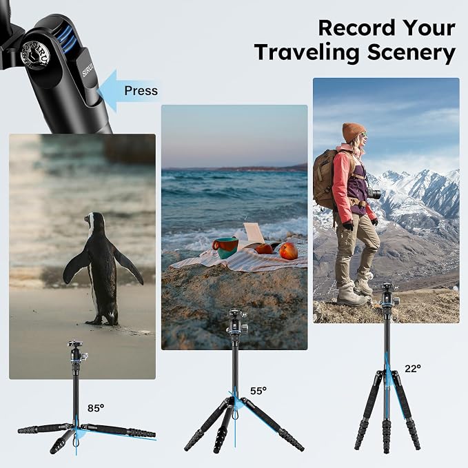 SIRUI Carbon Fiber Travel Tripod - Image 8