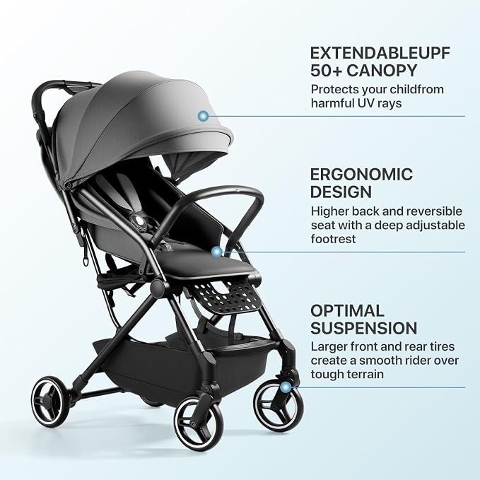 Lightweight Stroller Compact Travel Stroller - Image 4