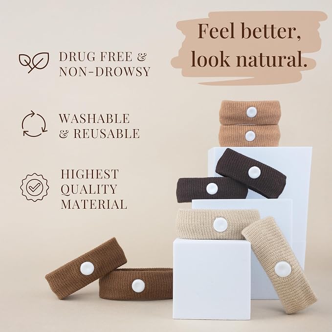 Anti Nausea Wristband | Motion Sickness Bands & Pregnancy Nausea Relief | Sea - Image 6