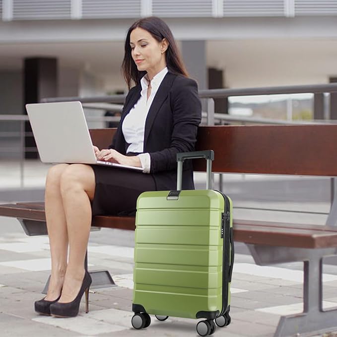 KROSER Hardside Expandable Carry On Luggage - Image 6
