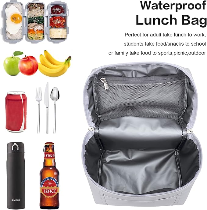 NOL Natural Organic Lifestyle Insulated Lunch Bags - Image 5