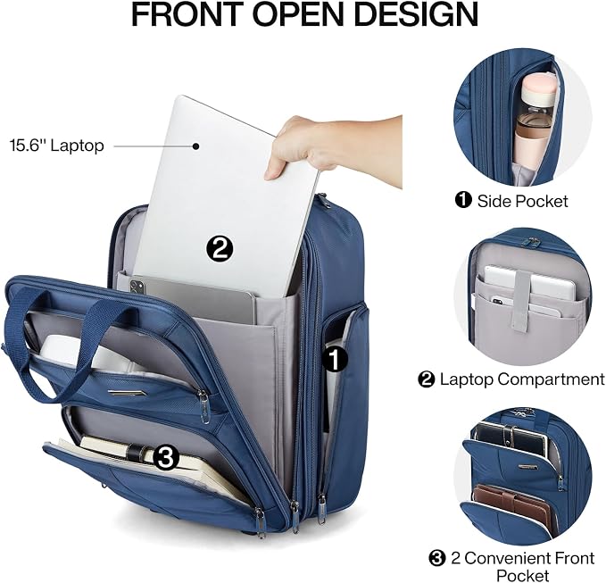 Hanke Softside Underseat Carry On Luggage - Image 5
