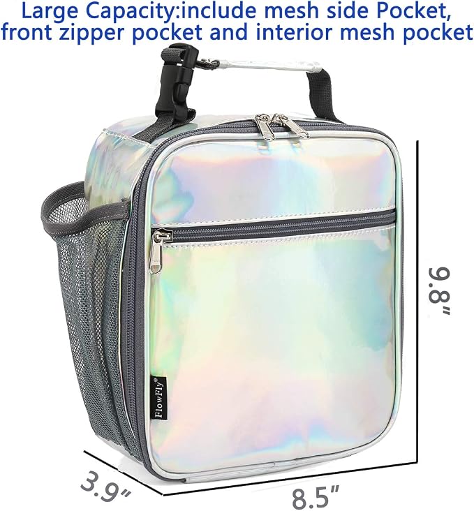 FlowFly Kids Lunch box Insulated Soft Bag Mini Cooler Back to School Thermal - Image 3