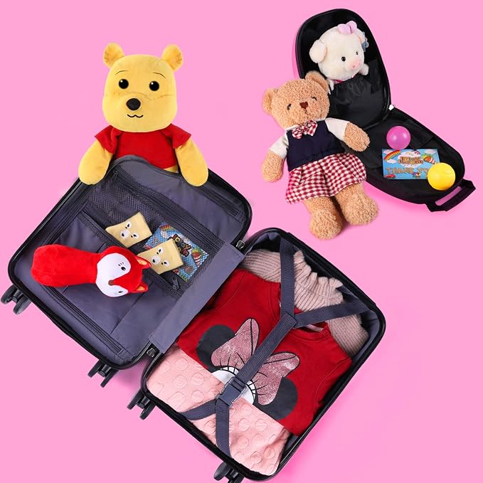 iPlay, iLearn Unicorn Kids Luggage, Girls Carry on Suitcase, Toddler Rolling - Image 4