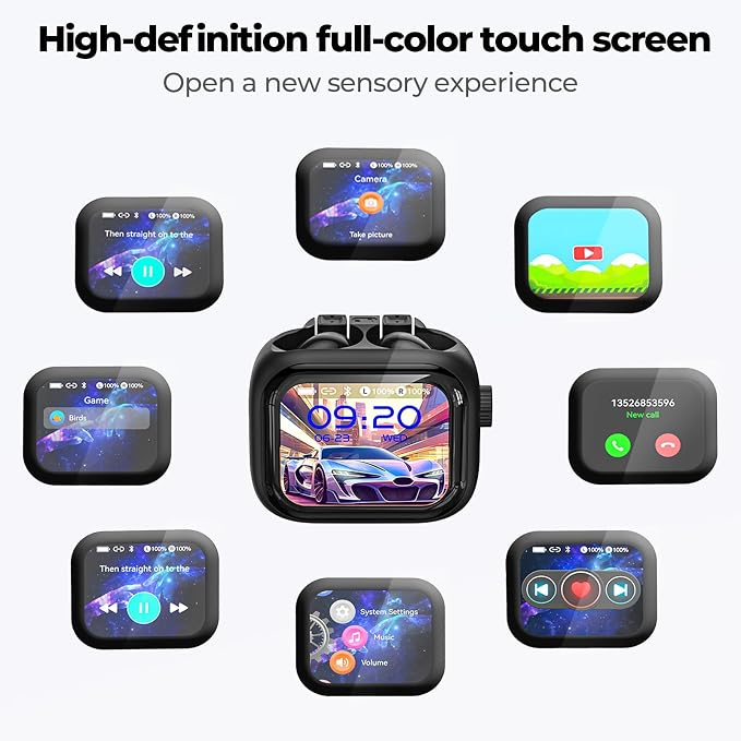 NE40 Earbuds with LCD Screen, NE40 Translation Earbuds, Translator Headphones - Image 4
