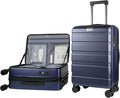 KROSER Carry On Luggage with Spinner Wheels & Built-in TSA Lock, Expandable Top by KROSER