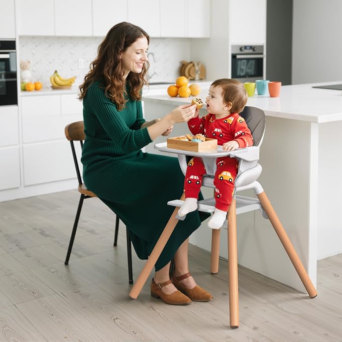 Baby High Chair, Highchair for Baby & Toddler, Easy Clean Infant Highchair - Image 4