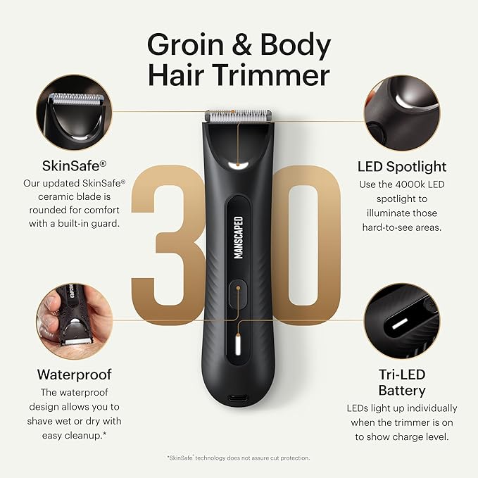 MANSCAPED® The Lawn Mower® 3.0 Plus Groin & Body Hair Trimmer – Updated - Image 2