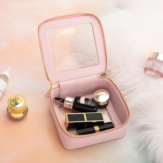Aveniee Small Clear Makeup Bag, Mini Travel Toiletry Organizer TSA Approved - Image 5