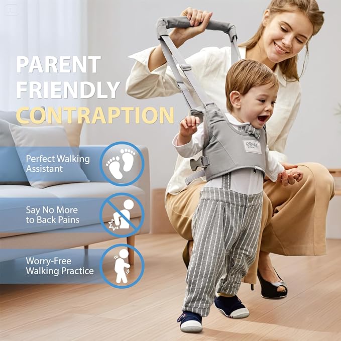 Baby Walking Harness-Handheld Assistant Belt- Toddler Infant Walking Aid - Image 3