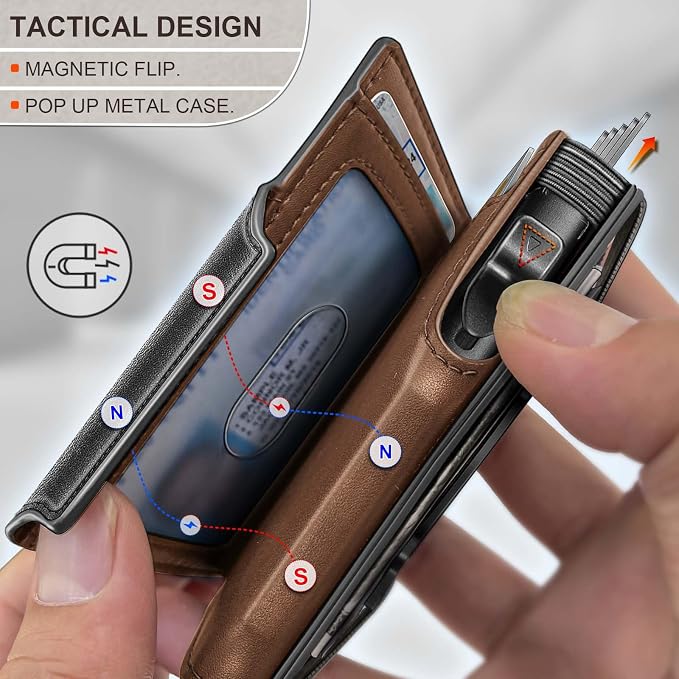 BULLIANT Men Wallet Gift Boxed, Slim Front Pocket Wallet Money Clip Card Holder - Image 4