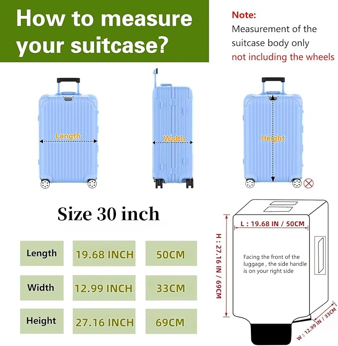Suitcase Covers Clear Luggage Cover - Image 2