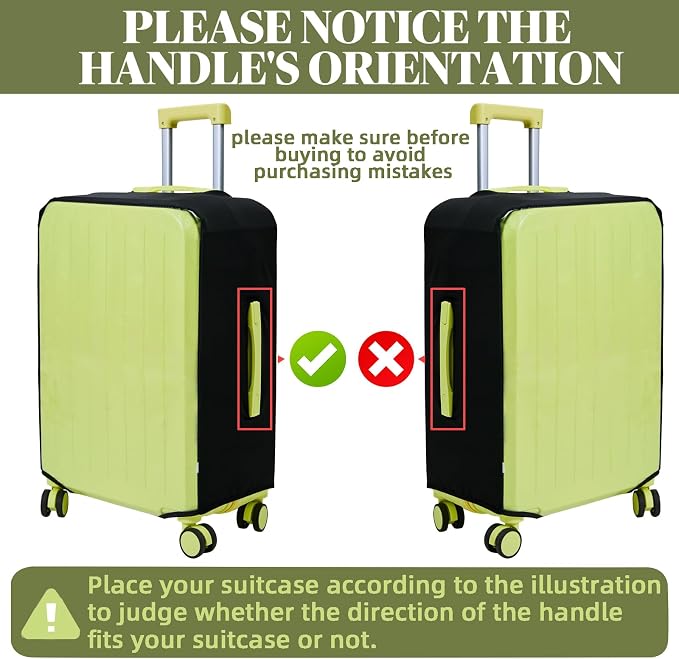 Clear PVC Suitcase Covers Protectors Transparent Luggage Cover Waterproof - Image 5