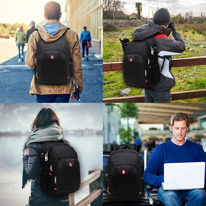 Laptop Backpack for Men, Large Anti-Theft Business Travel Backpack - Image 6